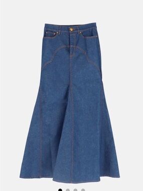 Zimmermann Denim Maxi Skirt BNWT Size 1 (US 6)